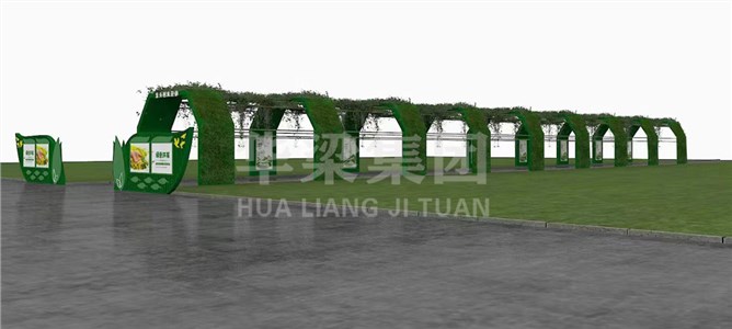 [24.1.20]海南省某市定制款公園廊架項(xiàng)目發(fā)貨